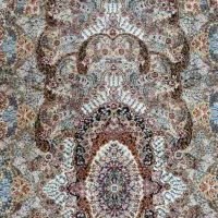 فرش ماهریس تراکم بالا در حد نو  کناره ۳ متری