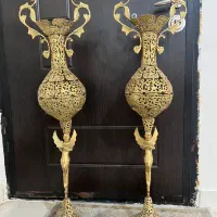گلدان شکلات خوری برنز