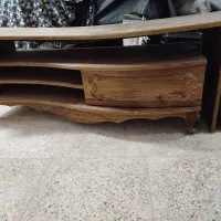 میز تلویزیون چوبی