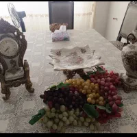 گلدان میوه خوری و‌جا جواهری طرح ساعت