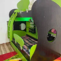 تخت دو طبقه جنس عالی نو نو|تخت و سرویس خواب|کرمانشاه, |دیوار