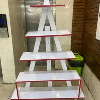 قفسه چوبی mdf پنج طبقه