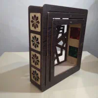 شلف دیواری چوبی|کتابخانه، شلف، قفسههای دیواری|تهران, گلستان (شهرک راه آهن)|دیوار