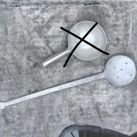کفگیر و لگن بزرگ