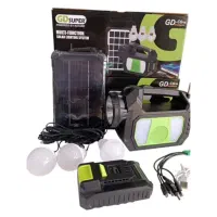 پکیج شارژی و خورشیدی GD SUPER