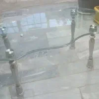 میز جلو مبلی شیشه ای