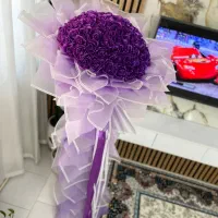 گل روبانی دسته گل عروس خواستگاری