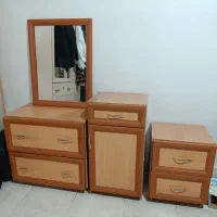 دراور. آینه. پاتختی.  میز توالت