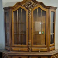 بوفه چوبی دو تکه