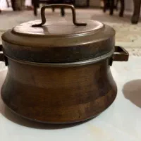 ۲ عدد ظرف مسی عتیقه|کلکسیون اشیاء عتیقه|بهشهر, |دیوار