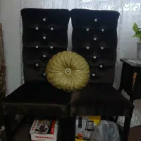 میز نهار خوری ۴ نفره  مبله فوق العاده مخمل نگینی