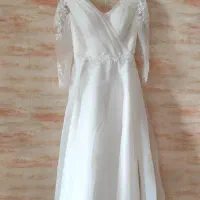 لباس عروس با آستین کار شده