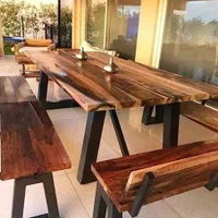 چهار پایه فلزی همراه با میز پایه فلزی|صندلی و نیمکت|تهران, خلیج فارس|دیوار