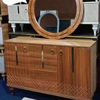 کنسول با آینه مدل شروین ام دی اف وکیوم ضدخش ۴۲۰۰|بوفه، ویترین، کنسول|قم, قلعه کامکار|دیوار