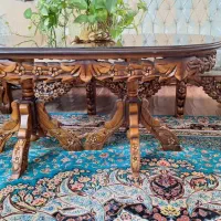 مبل و میز ناهاری خوری سلطنتی با مبل راحتی|مبلمان خانگی و میز عسلی|بابل, |دیوار