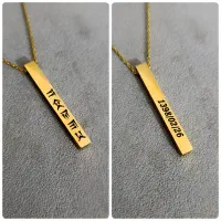 گردنبنداستیل با بهترین کیفیت با حک دلخواه شما|بدلیجات|مشهد, رسالت|دیوار