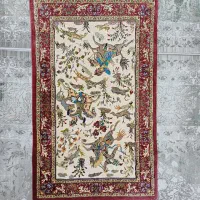 قالیچه تمام ابریشم دستبافت