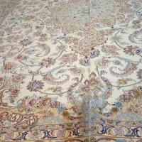 جفت ۹متری نقشه اصفهان گل ابریشم عالی|فرش|اصفهان, نقش جهان|دیوار