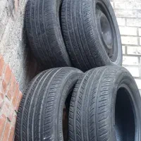 چند عدد رینگ و لاستیک ۲۰۵/۶۰/۱۵ فوری|قطعات یدکی و لوازم جانبی|تهران, حشمتیه|دیوار