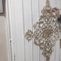 قبول نقاشی دروازه ، ساختمان ، نرده