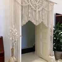 پرده و انواع سفارشات مکرومه|پرده، رانر، رومیزی|مشهد, توس (بلوار توس)|دیوار