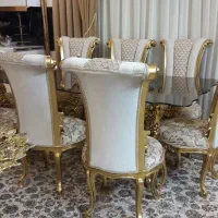 میزناهارخوری سلطنتی 8 نفره|میز و صندلی غذاخوری|مشهد, شهرک مطهری|دیوار