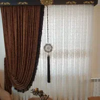 پرده سالن    ۲۴۰ در ۲۰۰ کاملا سالم|پرده، رانر، رومیزی|تهران, امیریه|دیوار