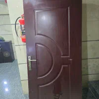 درب چوبی اتاقی درجه یک با قفل و دستگیره|مصالح و تجهیزات ساختمان|اهواز, کوی ملی راه|دیوار