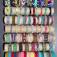 دستبند دوستی دستبافت خاص/100مدل متنوع/با قابلیت ست