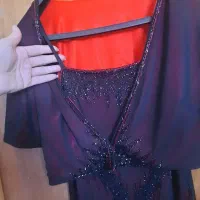 پیراهن مجلسی با آستر و رویه تور|لباس|بروجن, |دیوار