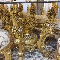 میزناهارخوری سلطنتی 8 نفره|میز و صندلی غذاخوری|مشهد, شهرک مطهری|دیوار