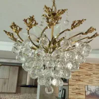 یک جفت لوستر ۸ شاخه و یک جفت لوستر ۵ شاخه