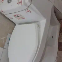 دستشویی فرنگی سایزمتوسط درحدنونو|لوازم سرویس بهداشتی|طرقبه, |دیوار