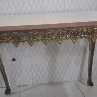 عسلی برنز قدیمی رویه ام دی اف|مبلمان خانگی و میز عسلی|تهران, فلاح|دیوار