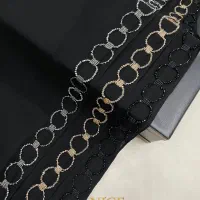 انواع شال و روسری مجلسی و محرمی جواهردوزی شده