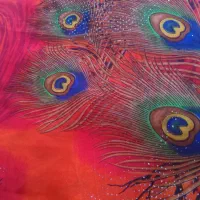 پارچه جرج  برا لباس محلی.حدودا ۱۴ متره