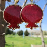 گوشواره های رزینی میخی|زیورآلات و اکسسوری|اراک, |دیوار