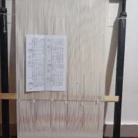 فروش نخ ونقشه تابلو فرش به همراه دار آماده|صنایع دستی و سایر لوازم تزئینی|اردبیل, |دیوار