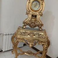 ساعت و کنسول تمام چوب،راش