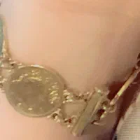 دستبندبسیار زیبا طلا تمام سکه پهلوی عتیقه