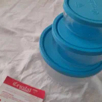 ظرف غذاخوری شیشه ای .کاملا نو