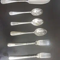 قاشق و چنگال نقره 925