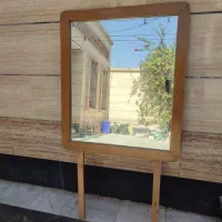 آینه ی قدی با قاب چوبی