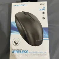 موس بی سیم مشکی BOROFONE BG7 - آک و نو