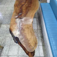 میز وسط چوب گردو