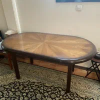 میز ناهارخوری جاکفشی و ۲عدد میز عسلی بزرگ