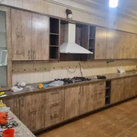 ۶ متر کابینت mdf با سینک و هود