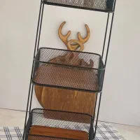 سبدجاسیب زمینی وپیازوسیر