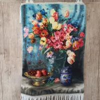 تابلو فرش دستباف ابریشم