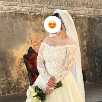 لباس عروس دانتل فرانسه